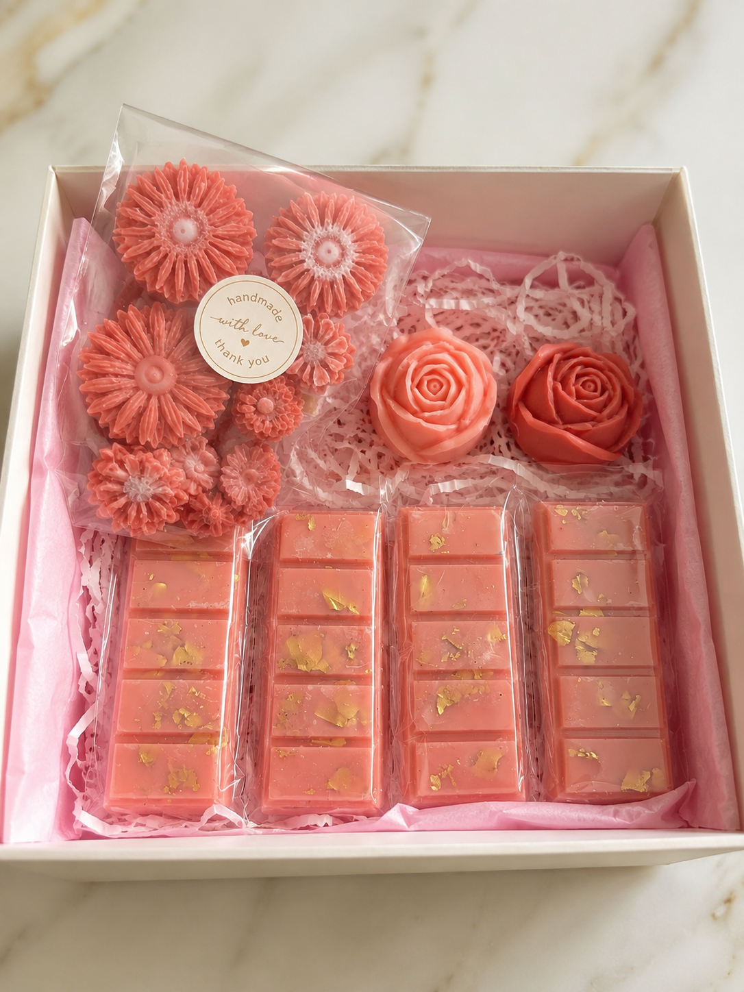 Rose scented wax melts