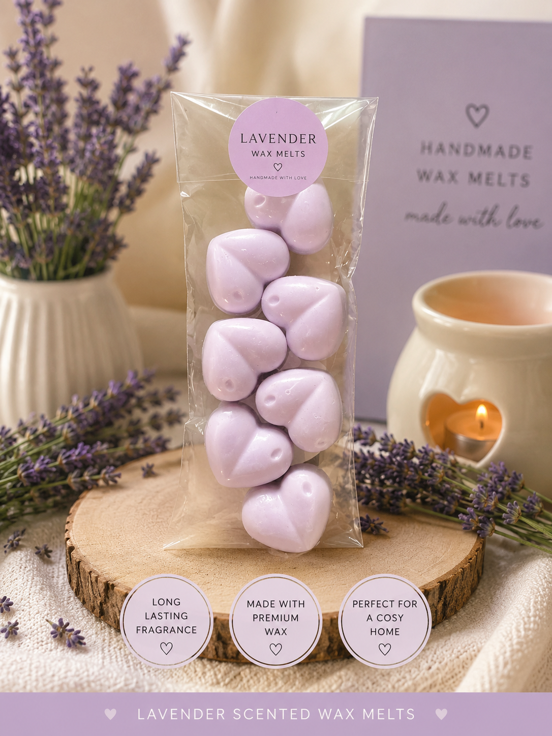 Lavender wax melts