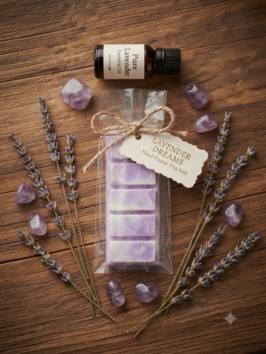 Lavender wax melt bar