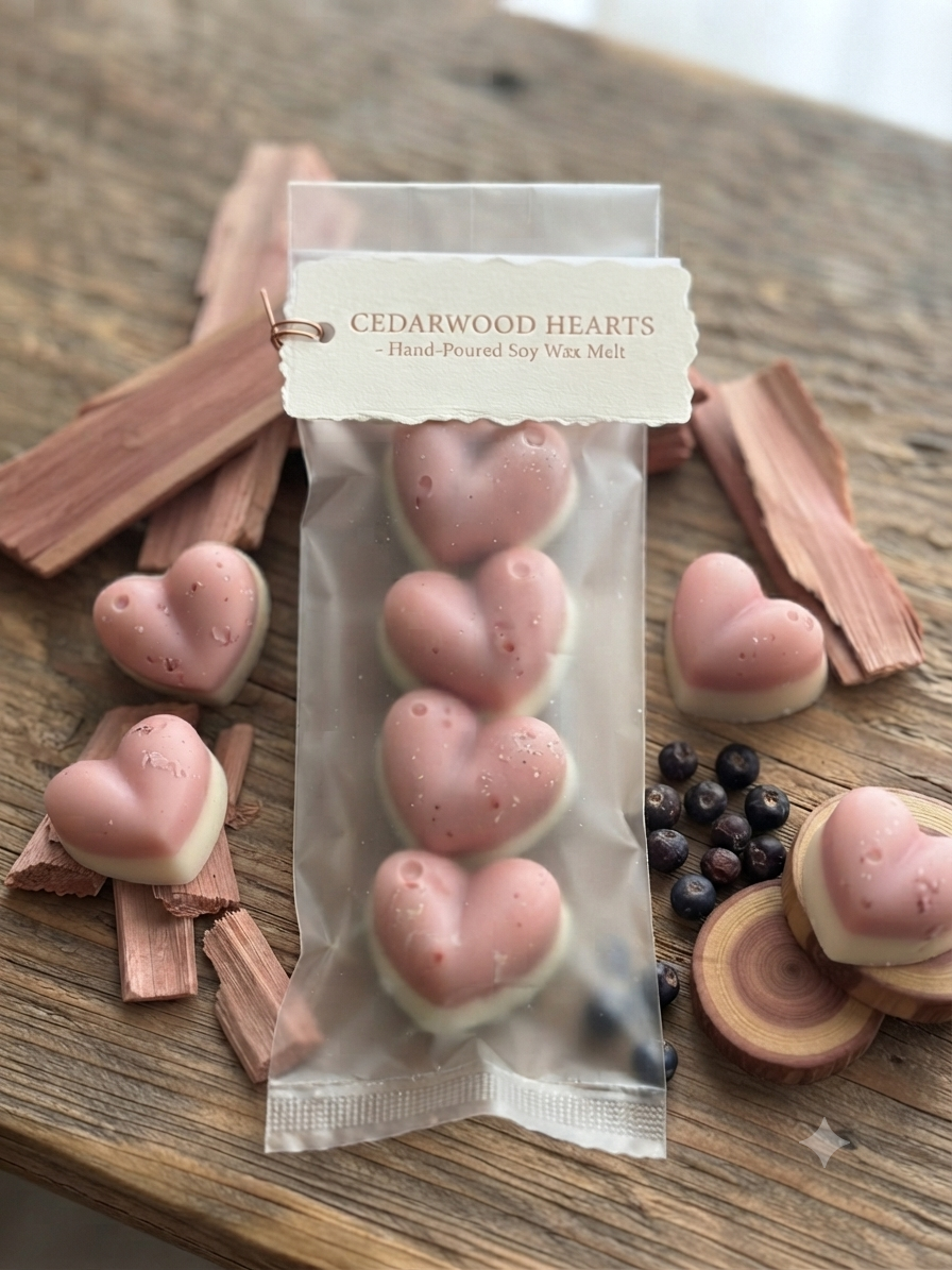 Cedar wood wax melts